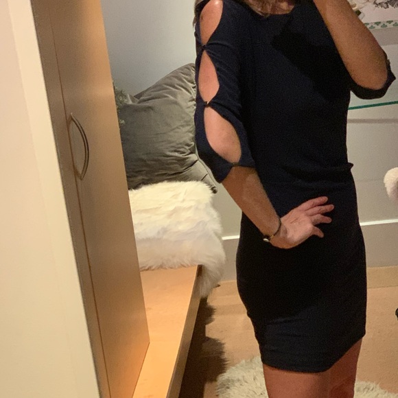 HALSTON HERITAGE cocktail mini dress - Picture 4 of 5